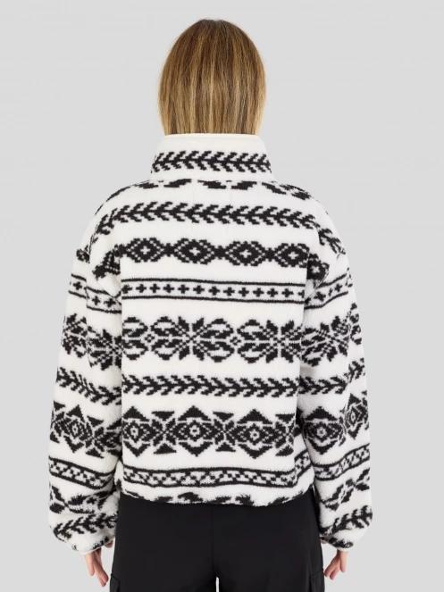Fundango Pacha Fleece Jacket damen fleecepullover weiß 3