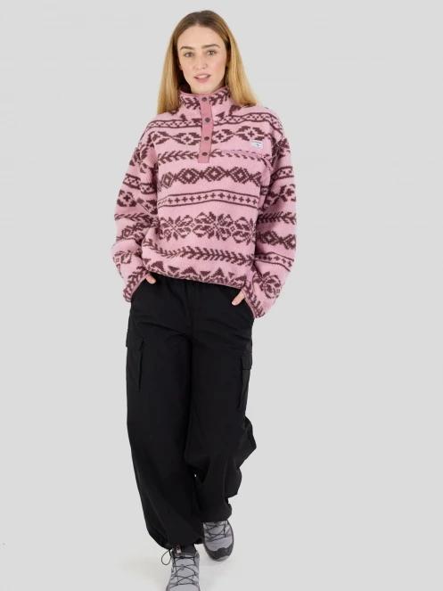 Fundango Pacha Fleece Jacket damen fleecepullover rosa 4