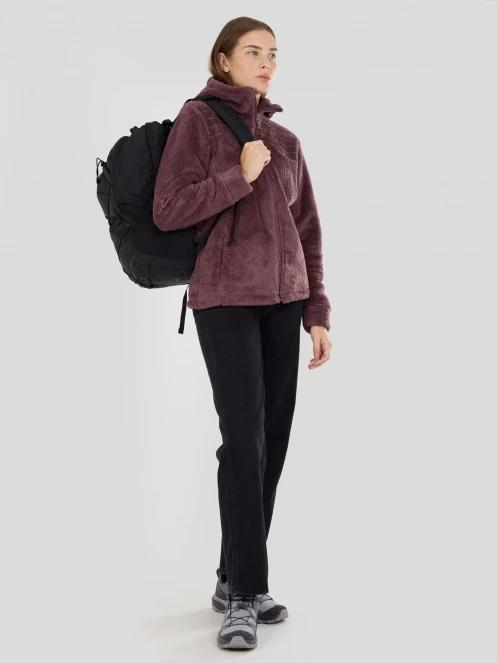 Fundango Zealand Plush Pile Jacket damen fleecepullover lila 4