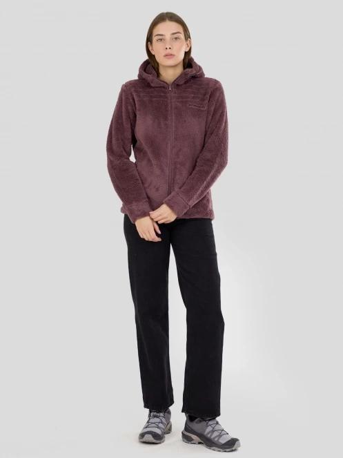 Fundango Zealand Plush Pile Jacket damen fleecepullover lila 5