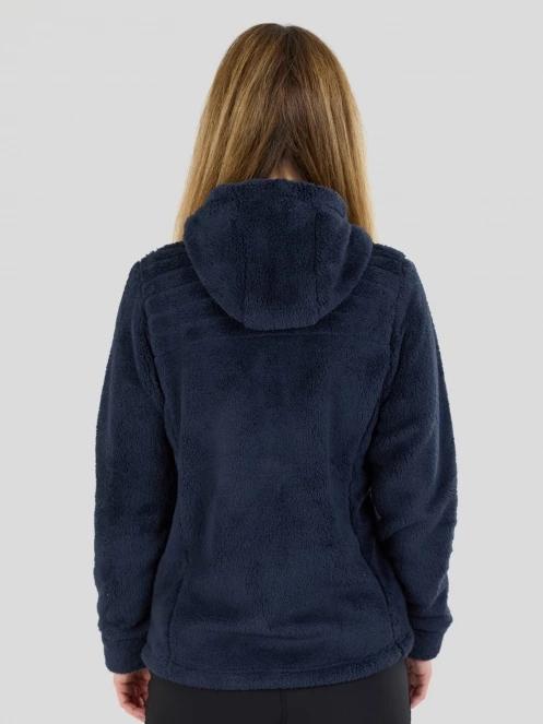 Fundango Zealand Plush Pile Jacket damen fleecepullover dunkelblau 3