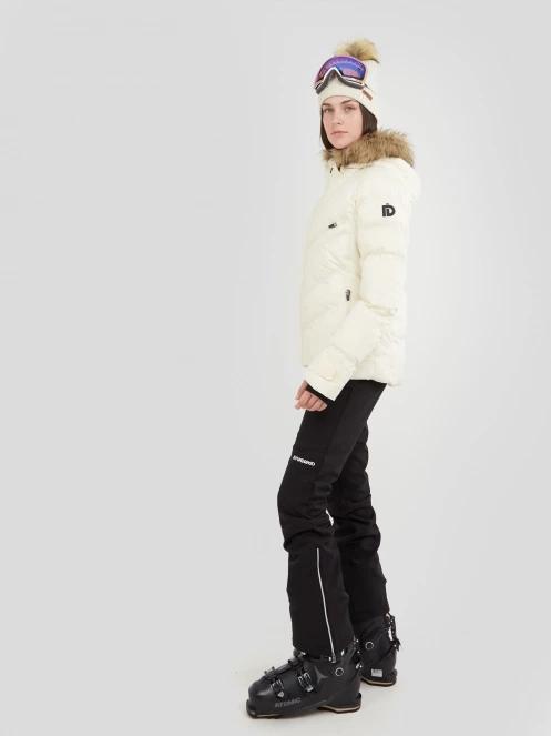 Fundango Elyra Fur Padded Jacket damen gesteppt skijacke weiß 4