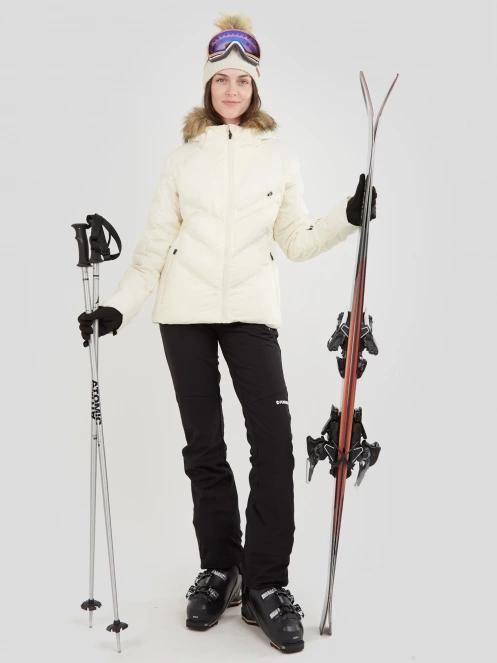 Fundango Elyra Fur Padded Jacket damen gesteppt skijacke weiß 5