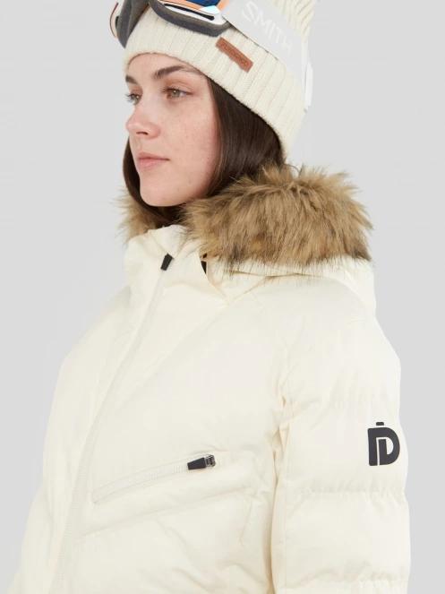 Fundango Elyra Fur Padded Jacket damen gesteppt skijacke weiß 7