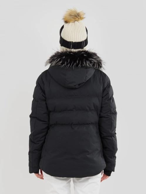 Fundango Elyra Fur Padded Jacket damen gesteppt skijacke Schwarz 3