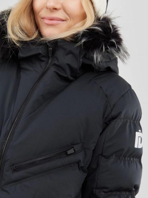 Fundango Elyra Fur Padded Jacket damen gesteppt skijacke Schwarz 8