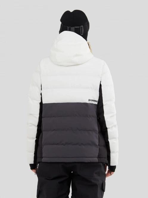 Fundango Everett Padded Anorak damen gesteppt skijacke weiß 3