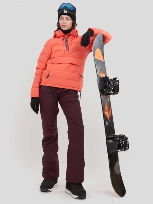 Fundango Everett Padded Anorak damen gesteppt skijacke rot 5