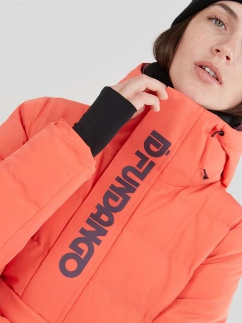 Fundango Everett Padded Anorak damen gesteppt skijacke rot 6