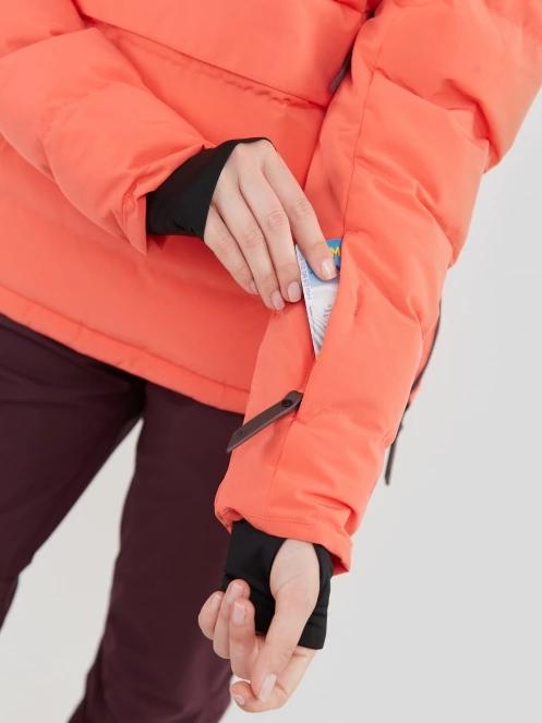 Fundango Everett Padded Anorak damen gesteppt skijacke rot 8