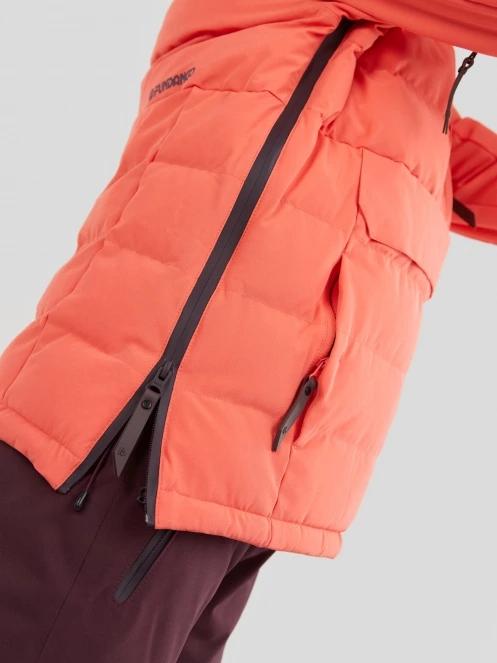 Fundango Everett Padded Anorak damen gesteppt skijacke rot 9