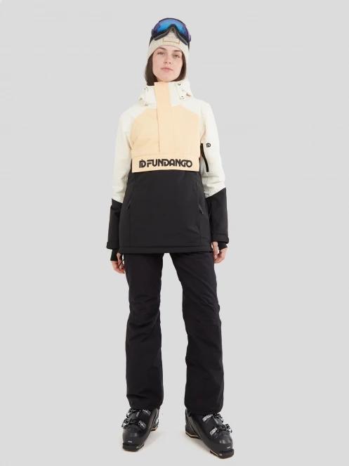Fundango Birch Logo Anorak damen skijacke gelb 4