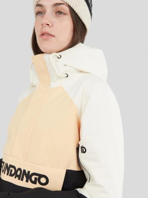Fundango Birch Logo Anorak damen skijacke gelb 5