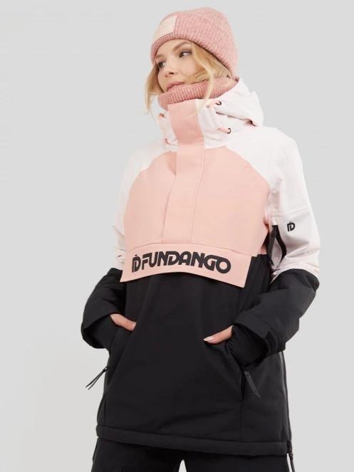 Fundango Birch Logo Anorak damen skijacke rosa 2
