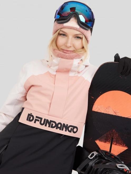 Fundango Birch Logo Anorak damen skijacke rosa 5