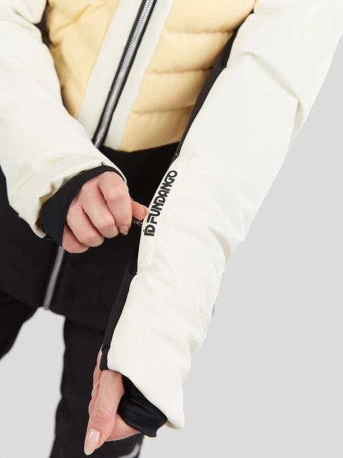 Fundango Salina Padded Jacket damen gesteppt skijacke gelb 8