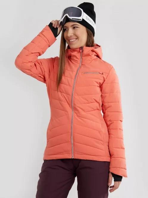 Fundango Punch Padded Jacket damen gesteppt skijacke rot 2