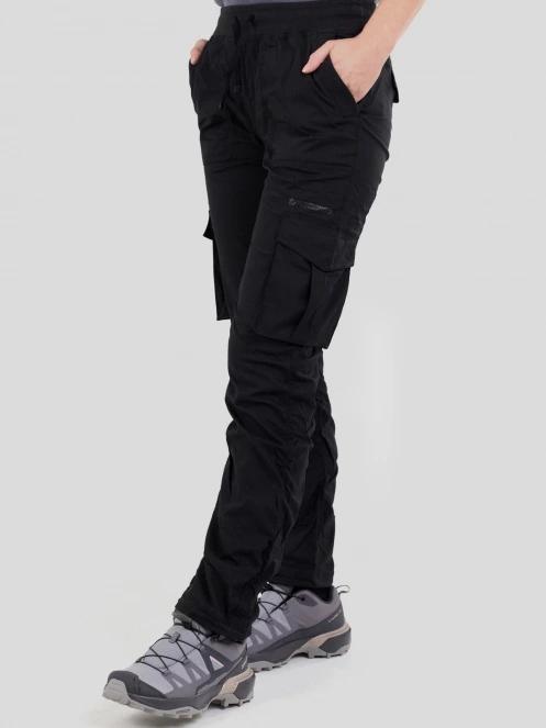 Fundango Finley Cargo Pants damen trekkinghosen Schwarz 6