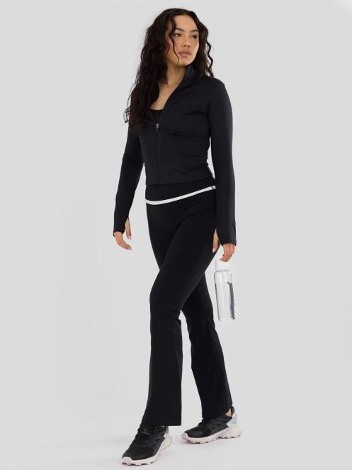 Fundango Flare Leggings damen leggings Schwarz 2