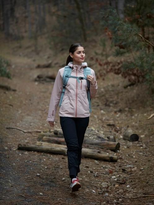 Fundango Piora Waterproof Jacket damen regenmantel rosa 10