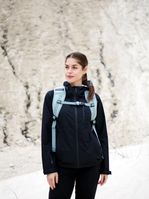 Fundango Piora Waterproof Jacket damen regenmantel Schwarz 9