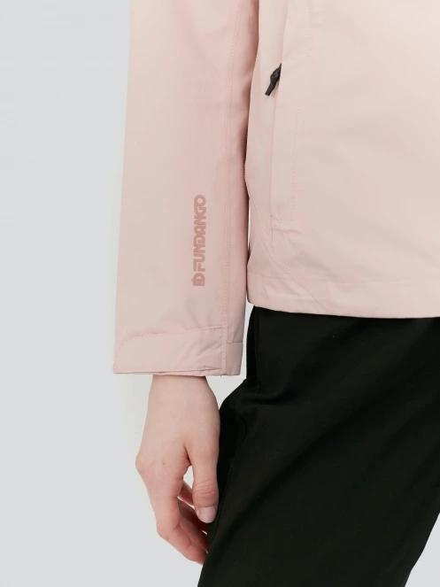 Fundango Piora Waterproof Jacket damen regenmantel rosa 6