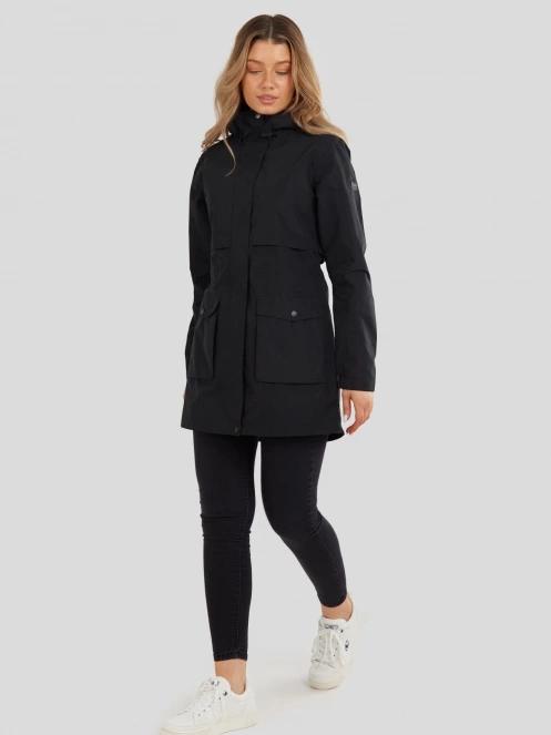 Fundango Zhuri Waterproof Jacket damen regenmantel Schwarz 4