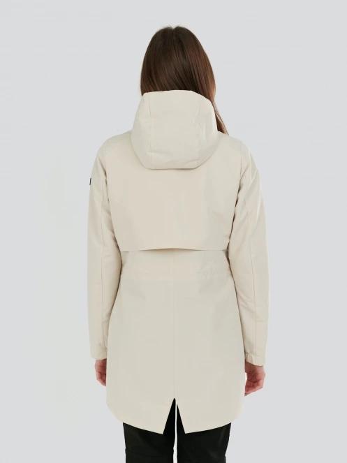 Fundango Zhuri Waterproof Jacket damen regenmantel sand 3