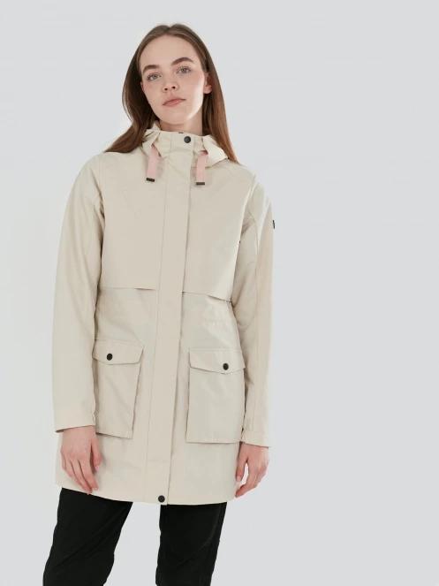 Fundango Zhuri Waterproof Jacket damen regenmantel sand 5