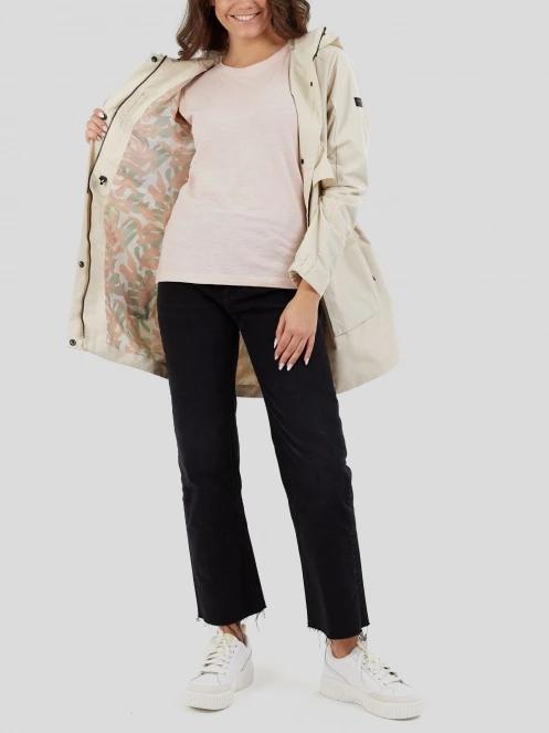 Fundango Zhuri Waterproof Jacket damen regenmantel sand 9