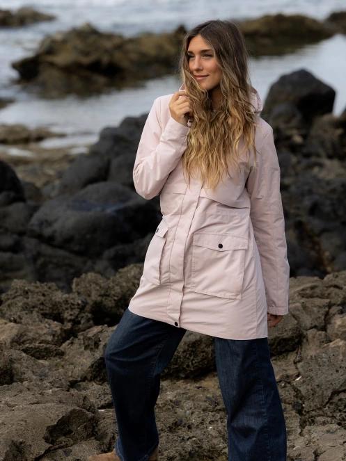 Fundango Zhuri Waterproof Jacket damen regenmantel rosa 12