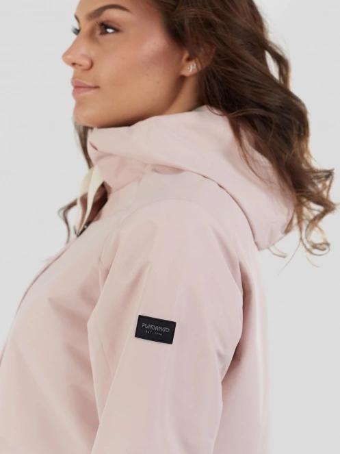 Fundango Zhuri Waterproof Jacket damen regenmantel rosa 6