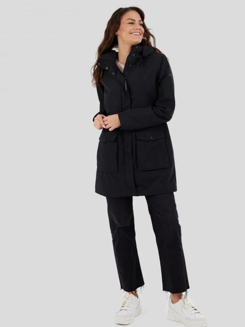 Fundango Zhuri Waterproof Jacket damen regenmantel Schwarz 4