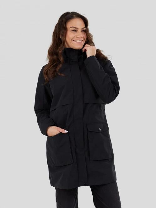 Fundango Zhuri Waterproof Jacket damen regenmantel Schwarz 5