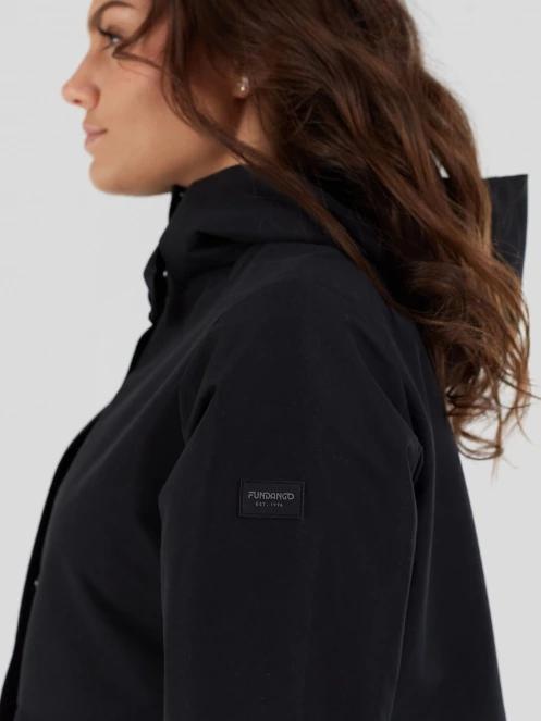 Fundango Zhuri Waterproof Jacket damen regenmantel Schwarz 6