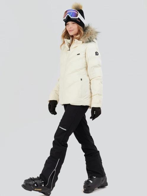 Fundango Elyra Fur Padded Jacket damen skijacke weiß 2