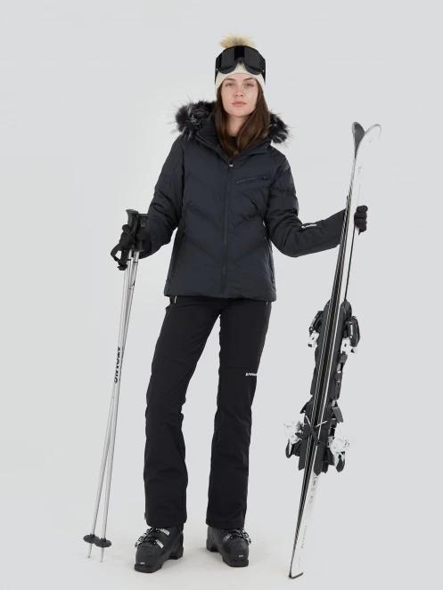 Fundango Elyra Fur Padded Jacket damen gesteppt skijacke Schwarz 4