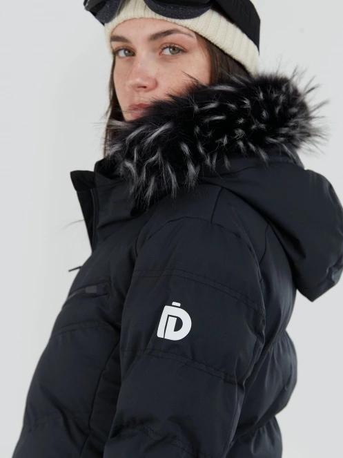 Fundango Elyra Fur Padded Jacket damen gesteppt skijacke Schwarz 9