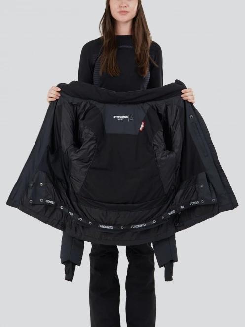 Fundango Elyra Fur Padded Jacket damen skijacke Schwarz 5