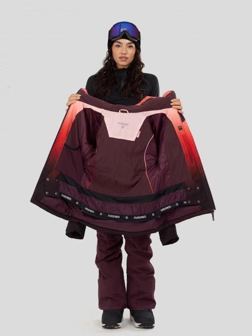 Fundango Pumila Padded Jacket damen gesteppt skijacke rosa 5