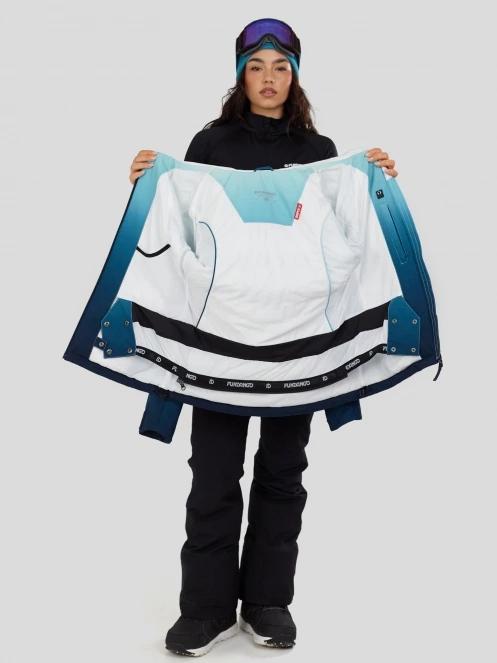 Fundango Pumila Padded Jacket damen gesteppt skijacke blau 5