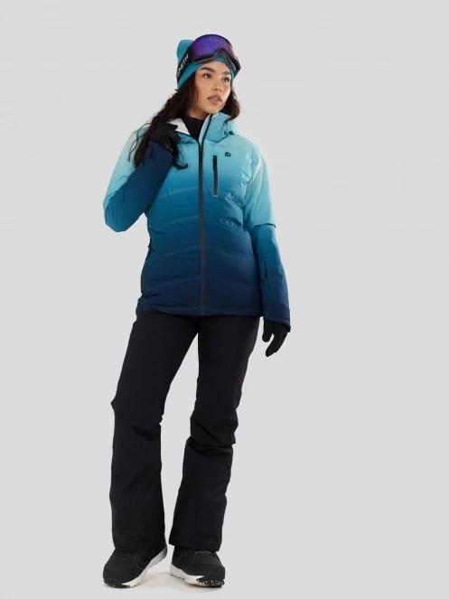 Fundango Pumila Padded Jacket damen gesteppt skijacke blau 6