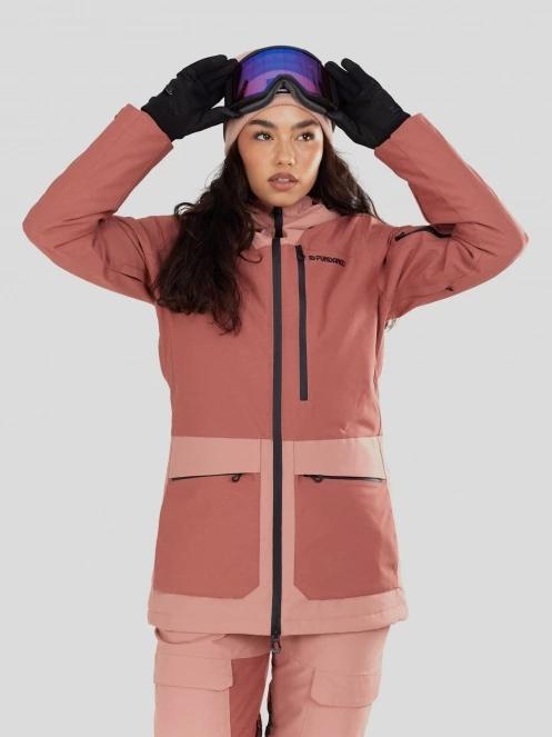 Fundango Poplar ECO Jacket damen skijacke rosa 2