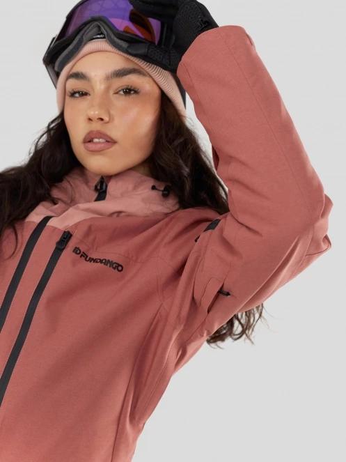 Fundango Poplar ECO Jacket damen skijacke rosa 5