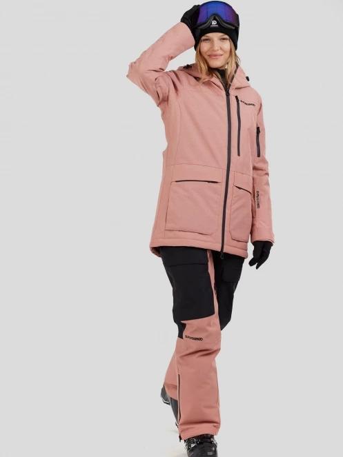 Fundango Poplar ECO Jacket damen skijacke rosa 5