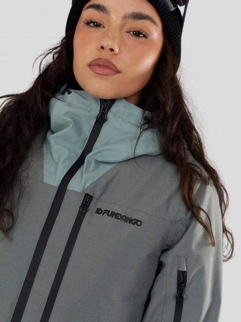 Fundango Poplar ECO Jacket damen skijacke grün 7