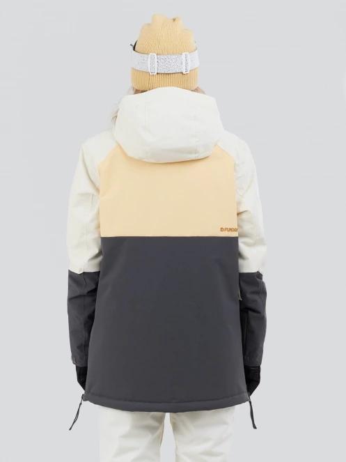 Fundango Birch ECO Logo Anorak damen skijacke gelb 3