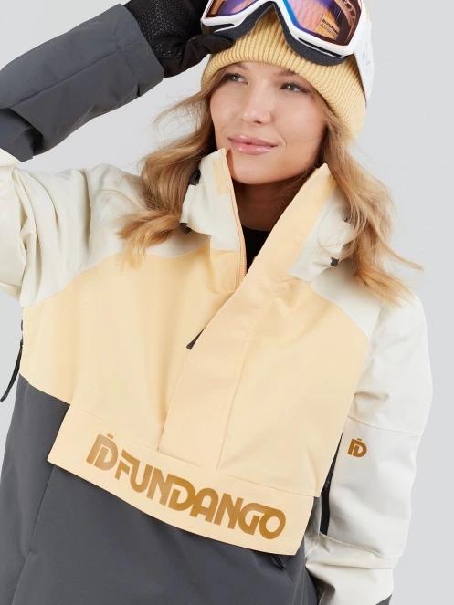 Fundango Birch ECO Logo Anorak damen skijacke gelb 5
