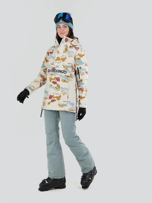 Fundango Birch ECO Logo Anorak damen skijacke sand 4