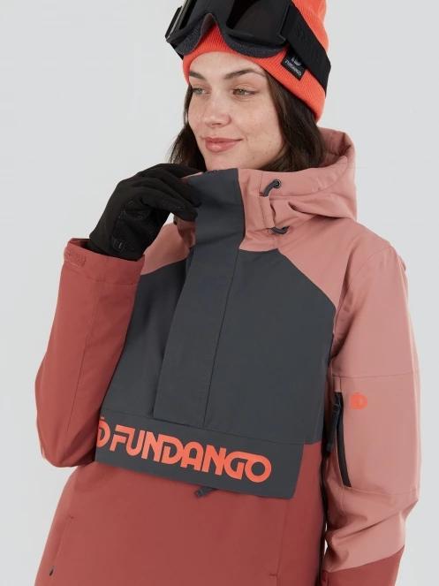 Fundango Birch ECO Logo Anorak damen skijacke rosa 6